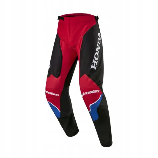 штани RACER ICONIC HONDA колекція, ALPINESTARS (червоний/чорний/синій/білий),