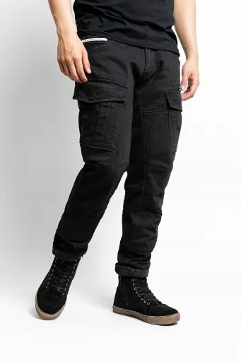 Мотоштаны-карго John Doe DEFENDER MONO BLACK 32/34