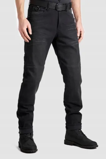 Pando Moto Boss Dyn — чёрные мотоциклетные джинсы 36/32