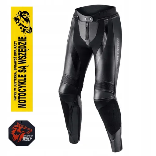 ЖІНОЧІ ШКІРЯНІ МОТОЦИКЛЕТНІ ШТАНИ REBELHORN REBEL LADY BLACK 32 ПОДАРУНКИ