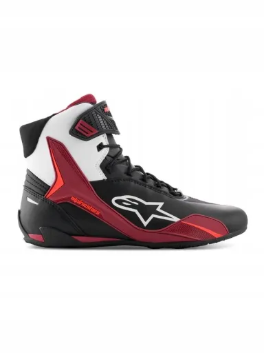 МОТОЦИКЛЕТНЫЕ БОТИНКИ ALPINESTARS FASTER 4 BLACK/WHITE/RED 38 (6)