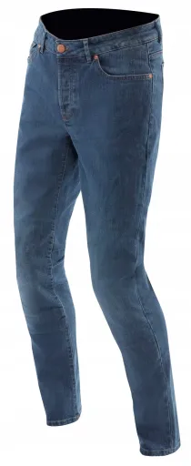 Мужские мотоциклетные джинсы DAINESE 5-POCKET DENIM REGULAR BLUE, синие