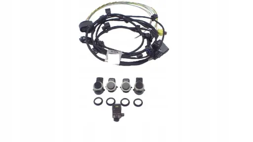 НОВЫЙ ЖГУТ ПРОВОДОВ БАМПЕРА AUDI Q5 4 PDC 1 ЗАЩИТА 80A971095Q + ДАТЧИКИ + КОМПЛЕКТ