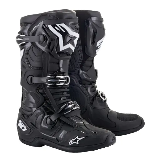 Черевики Cross Enduro Alpinestars Tech 10 BLACK ЧОРНІ Розмір 47 Розпродаж
